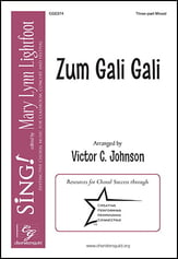 Zum Gali Gali Three-Part Mixed choral sheet music cover